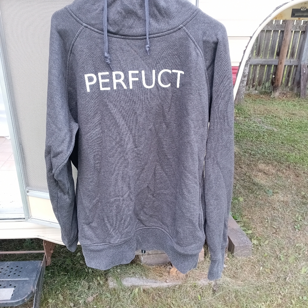 Men's Gray Hoodie Sweater